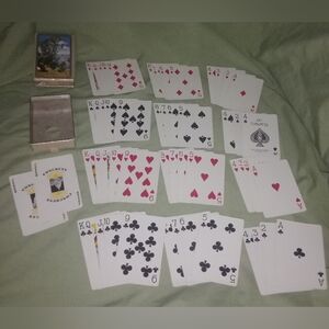 Vintage Congress Playing Cards And Carrying Case MCM Mid Century Modern